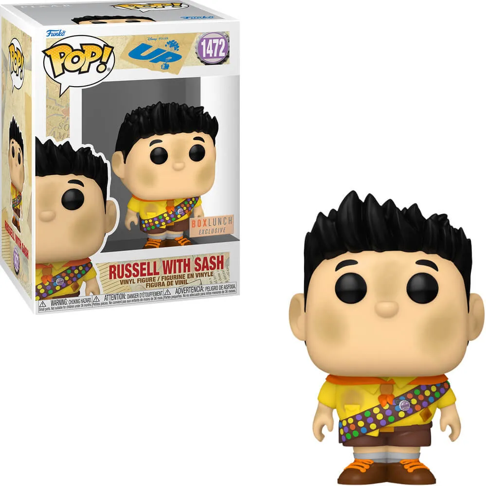 Funko Pop! Cartoon Animation: Disney - UP - Russell with Sash (Exclusive)