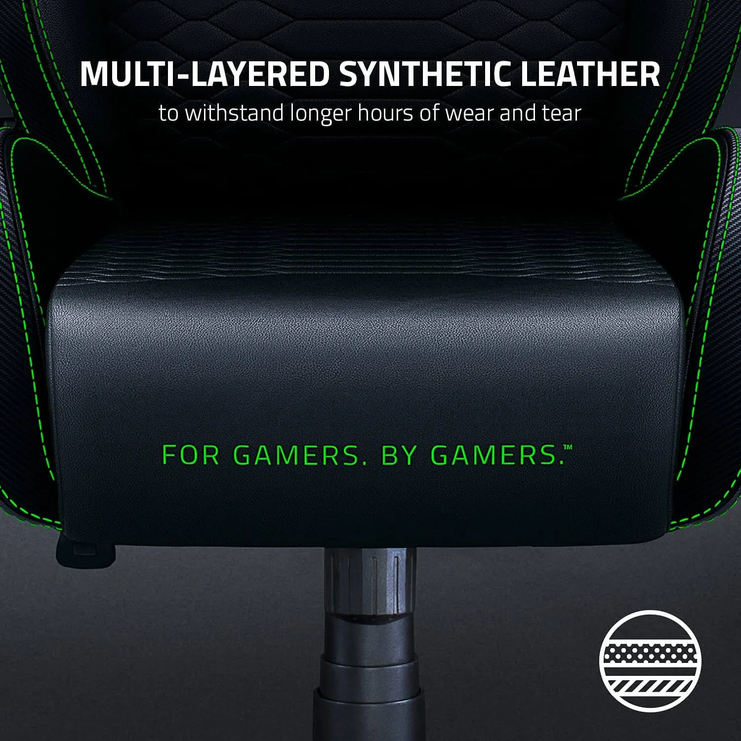 Razer Iskur X (Green) Ergonomic Gaming Chair