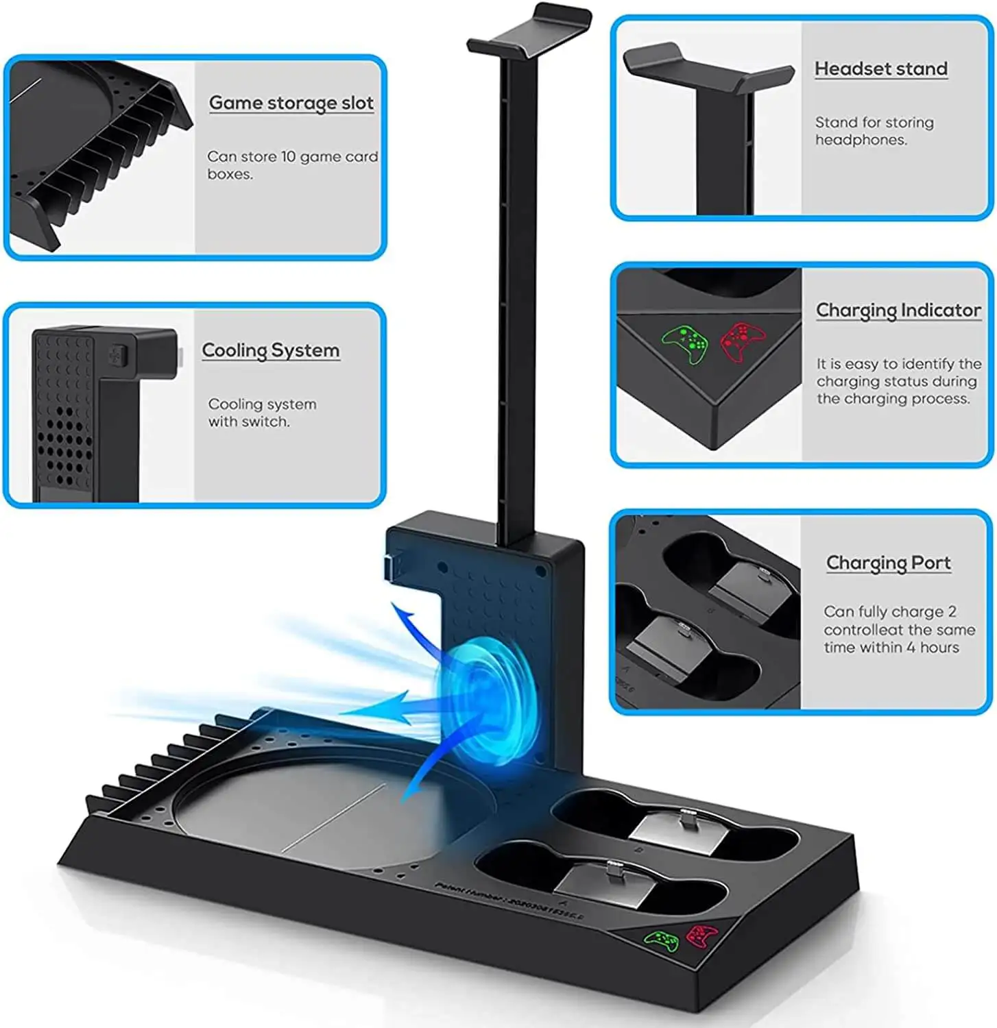  OIVO Vertical Stand for Xbox Series X Console 