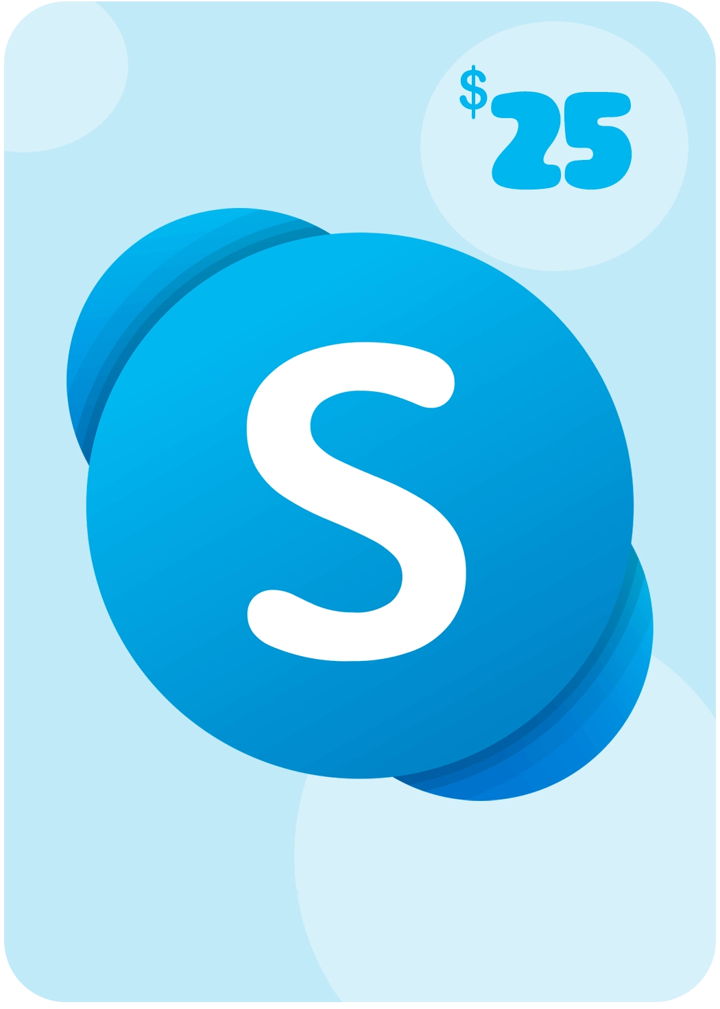 Skype Prepaid Gift Card 25 USD Key UNITED STATES  for sale in Emirates from Games2all