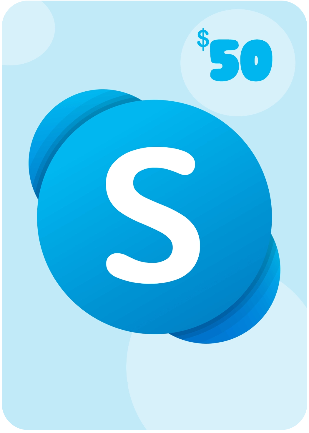 Skype Prepaid Gift Card 50 USD Key UNITED STATES  for sale in Emirates from Games2all