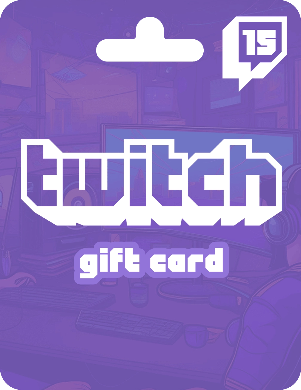 Twitch Gift Card 15 USD Key United States (USA)  for sale in Emirates from Games2all