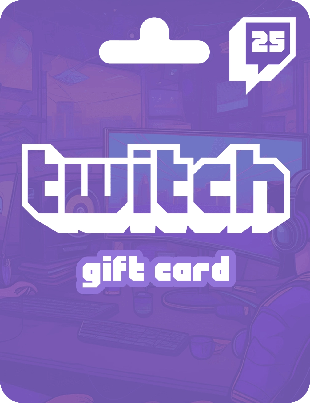 Twitch Gift Card 25 USD Key United States (USA)  for sale in Emirates from Games2all