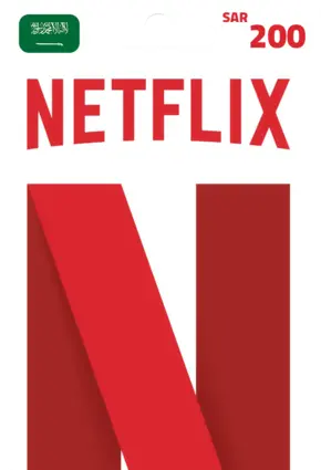 Netflix Gift Card 200 SAR Key - KSA