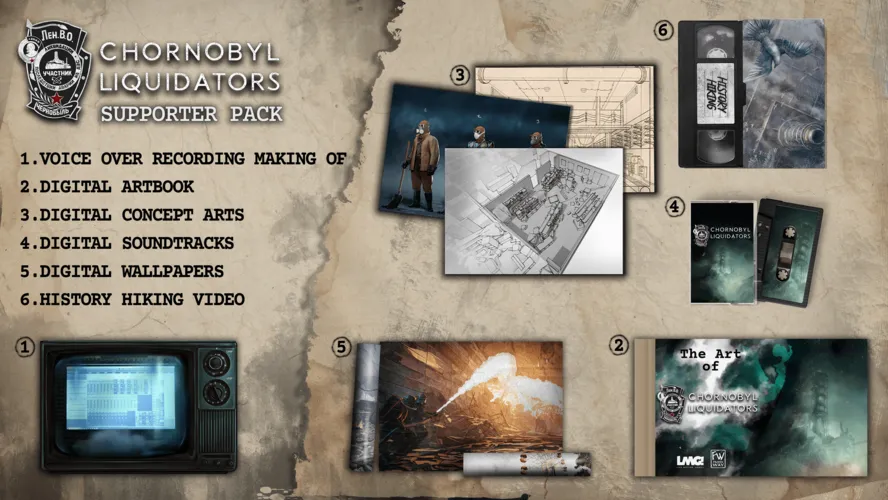 Chornobyl Liquidators - Supporter Pack  للبيع في الامارات من خلال Games2all