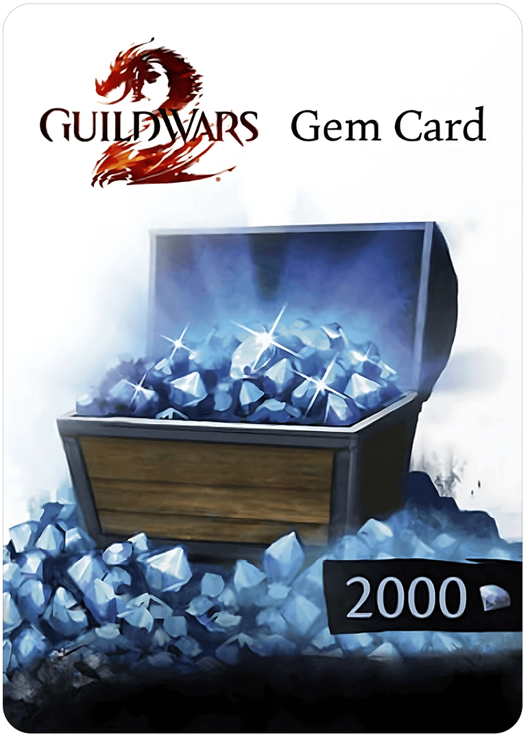 Guild Wars 2 2000 Gems Card Official Website Key GLOBAL  for sale in Emirates from Games2all