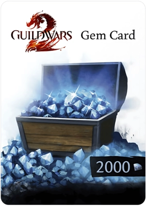 Guild Wars 2 2000 Gems Card Official Website Key GLOBAL