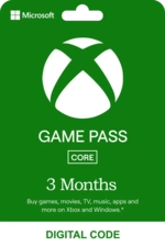  Xbox Game Pass Core 3 Months Key Mexico -  for sale in Emirates from Games2all