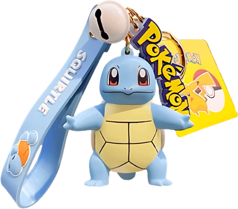 Pokemon Squirtle Keychain Medal