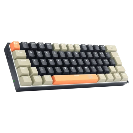 Redragon K606 Lakshmi Gaming Keyboard ORANGE GREY BLACK Brown Switches