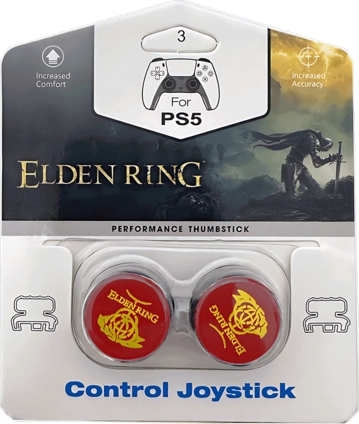 Elden Ring Analog Freek and Grips for PS5 and PS4 - Red