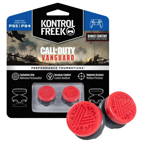 Call of Duty (COD): Vanguard Analog Freek and Grips for PS5 and PS4- Red  for sale in Emirates from Games2all