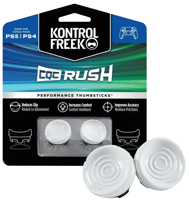 CQC Rush Analog Freek and Grips for PS5 and PS4- White  for sale in Emirates from Games2all