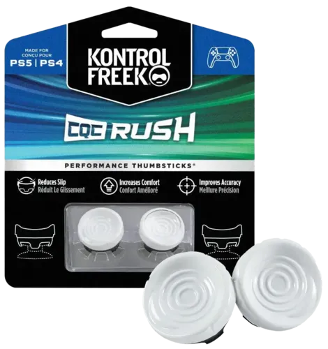 CQC Rush Analog Freek and Grips for PS5 and PS4- White  for sale in Emirates from Games2all