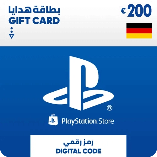 بطاقة شحن بلايستيشن ستور 200 يورو (ألماني)  للبيع في الامارات من خلال Games2all