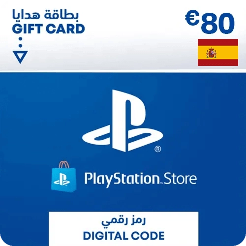 PSN PlayStation Store Gift Card 80 EUR - Spain  for sale in Emirates from Games2all