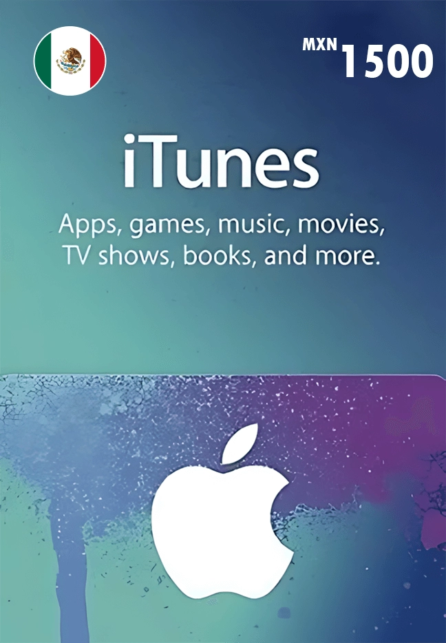 Apple iTunes Gift Card 1500 MXN - Mexico  for sale in Emirates from Games2all