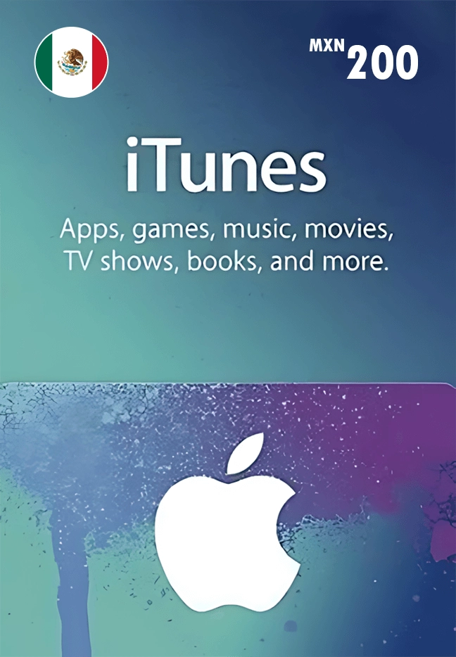 Apple iTunes Gift Card 200 MXN - Mexico  for sale in Emirates from Games2all