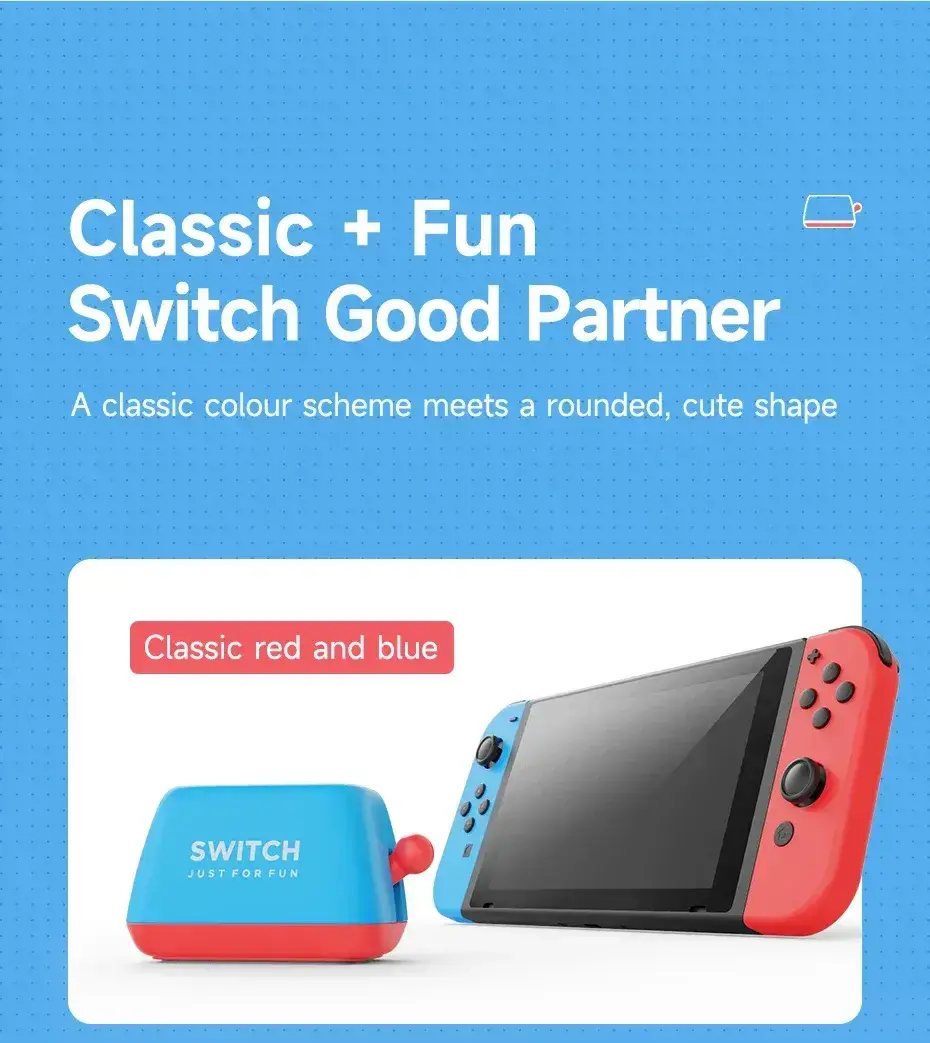 Switch Game Card Toaster Case for Nintendo Switch Red blue  for sale in Emirates from Games2all