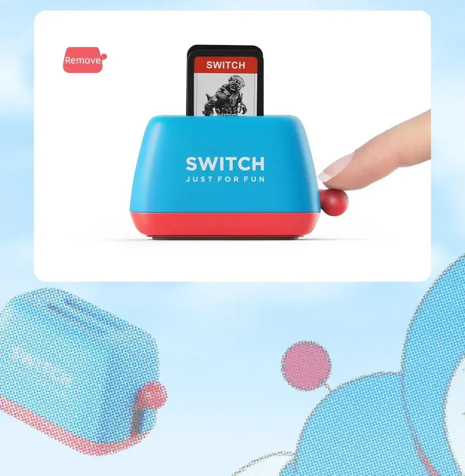 Switch Game Card Toaster Case for Nintendo Switch Red blue  for sale in Emirates from Games2all