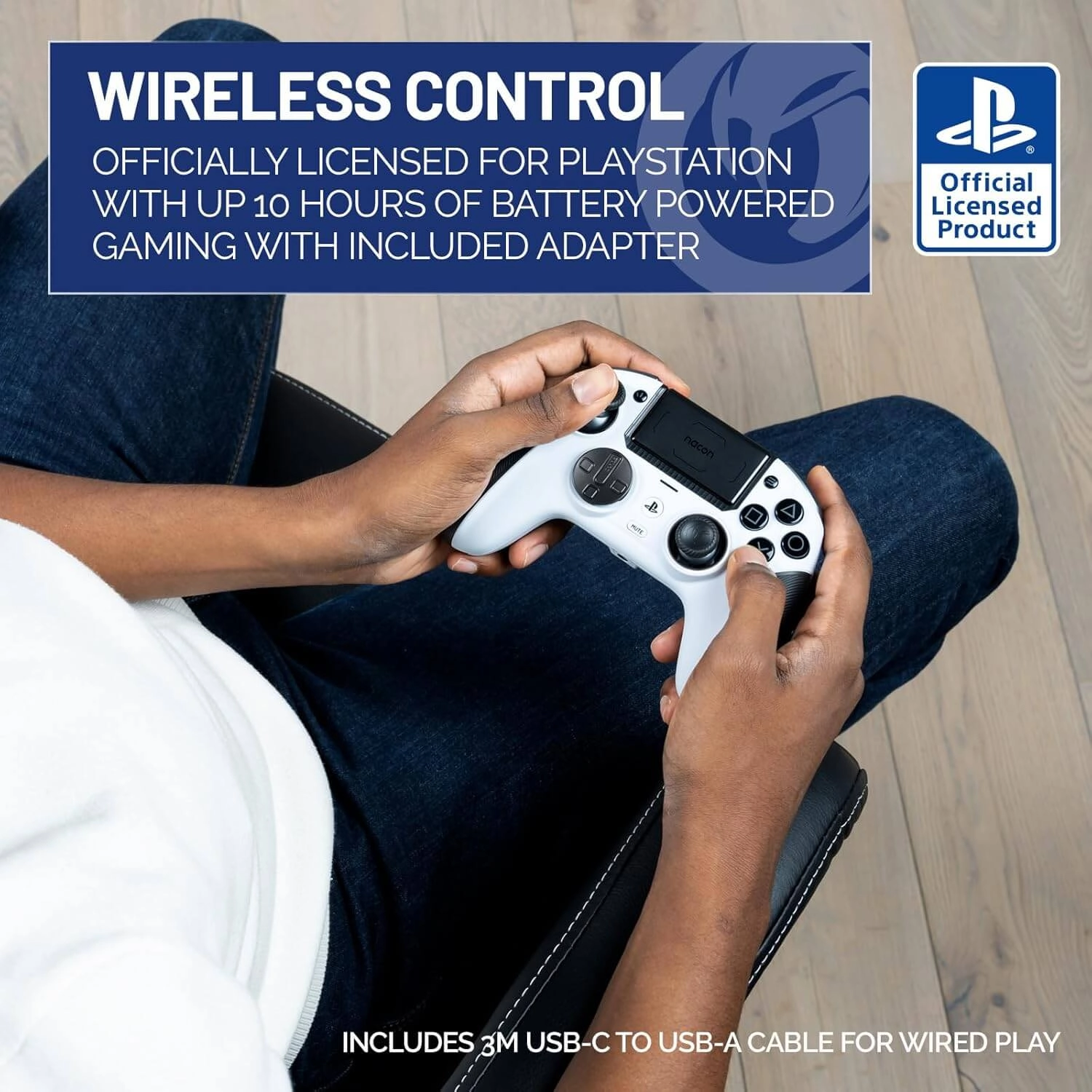 Nacon Revolution 5 PRO Wireless Controller - White  for sale in Emirates from Games2all