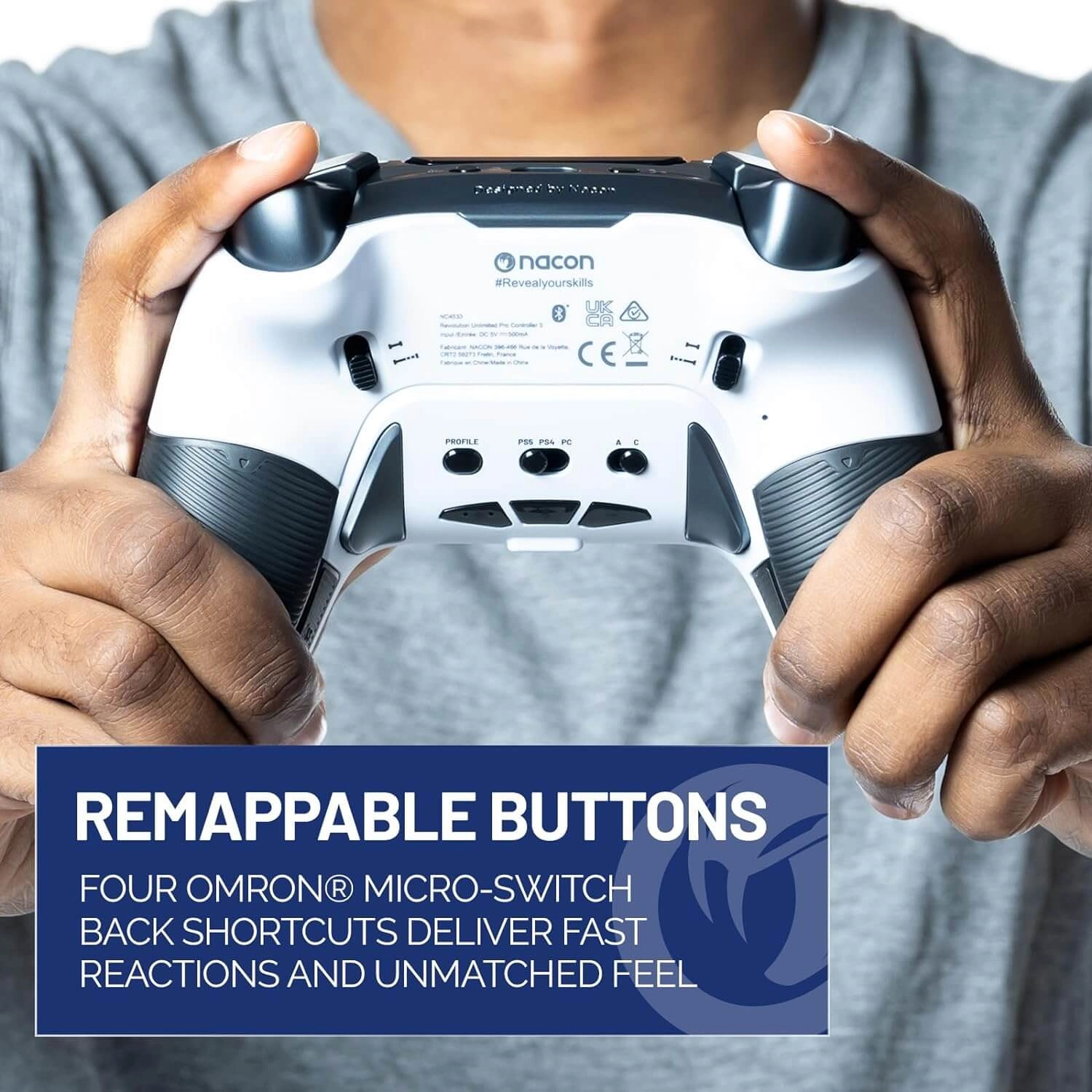 Nacon Revolution 5 PRO Wireless Controller - White  for sale in Emirates from Games2all