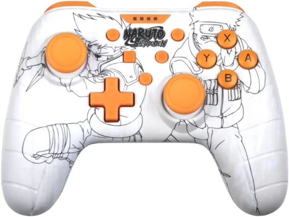 Konix Naruto Wired Nintendo Switch Controller - White 