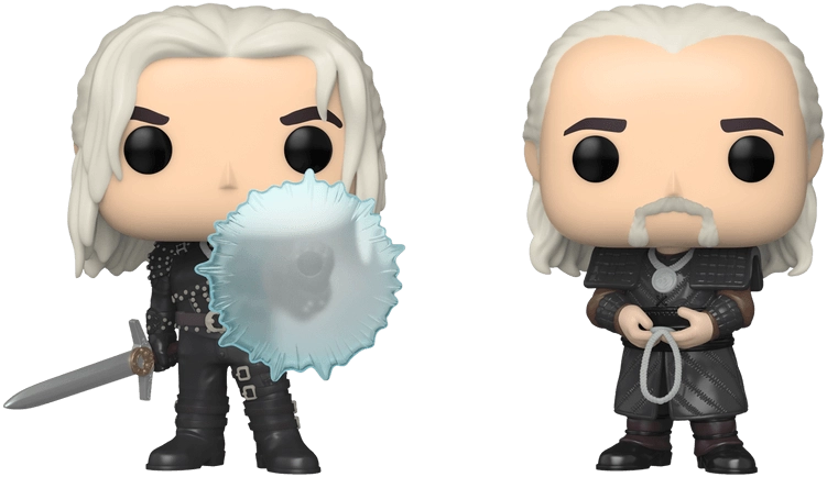 Funko Pop The Witcher S2 - Geralt and Vesemir 2-Pack (Exc)  for sale in Emirates from Games2all