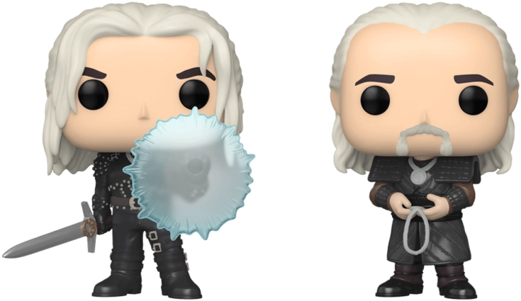 Funko Pop The Witcher S2 - Geralt and Vesemir 2-Pack (Exc)