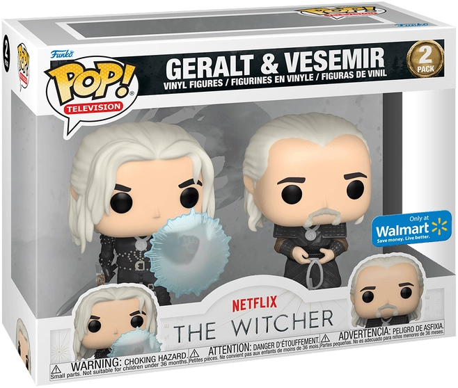 Funko Pop The Witcher S2 - Geralt and Vesemir 2-Pack (Exc)  for sale in Emirates from Games2all