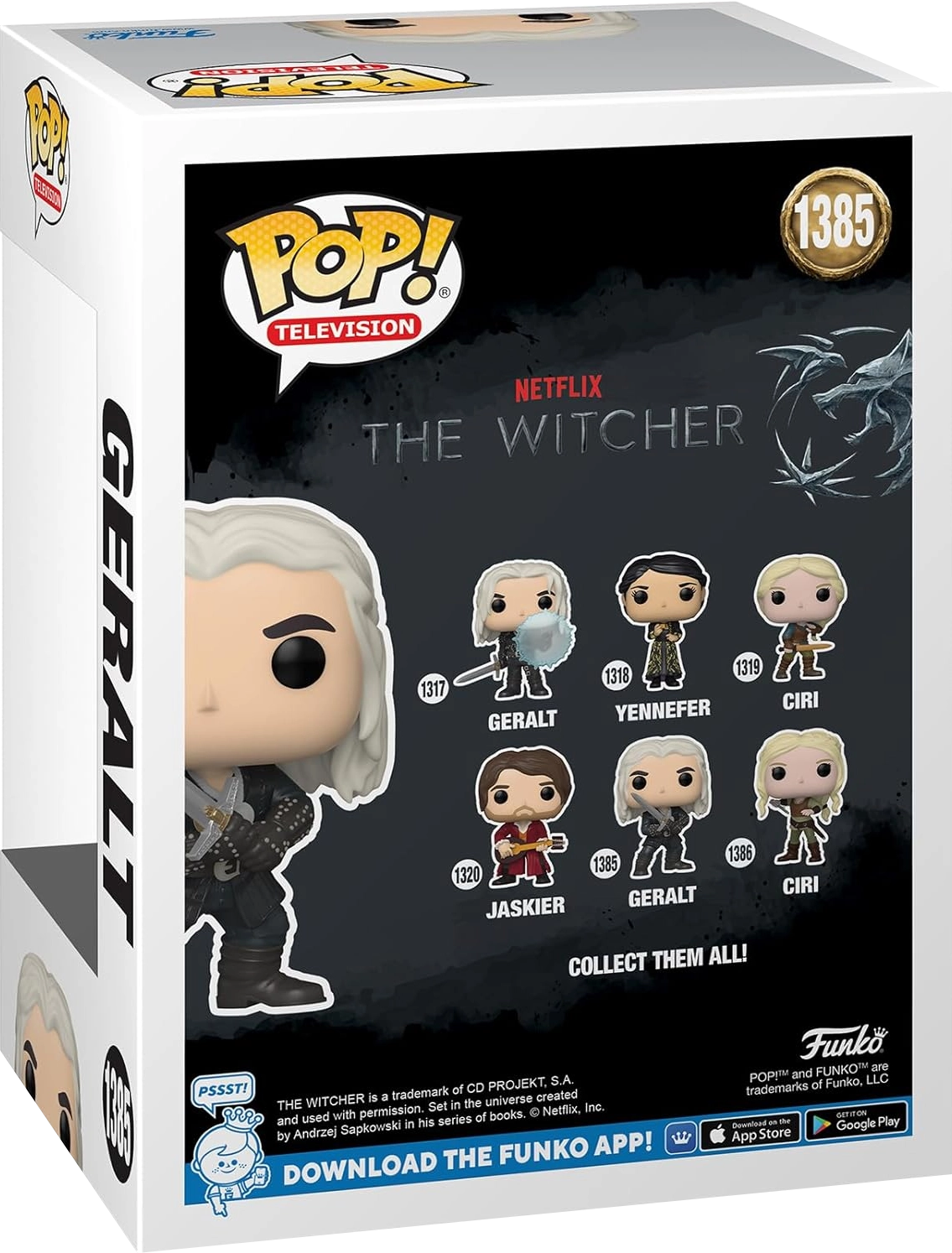 Funko POP TV: Netflix - The Witcher Geralt  for sale in Emirates from Games2all