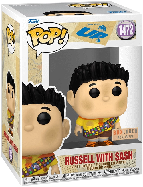 Funko Pop! Cartoon Animation: Disney - UP - Russel with Sash (Exc)  for sale in Emirates from Games2all