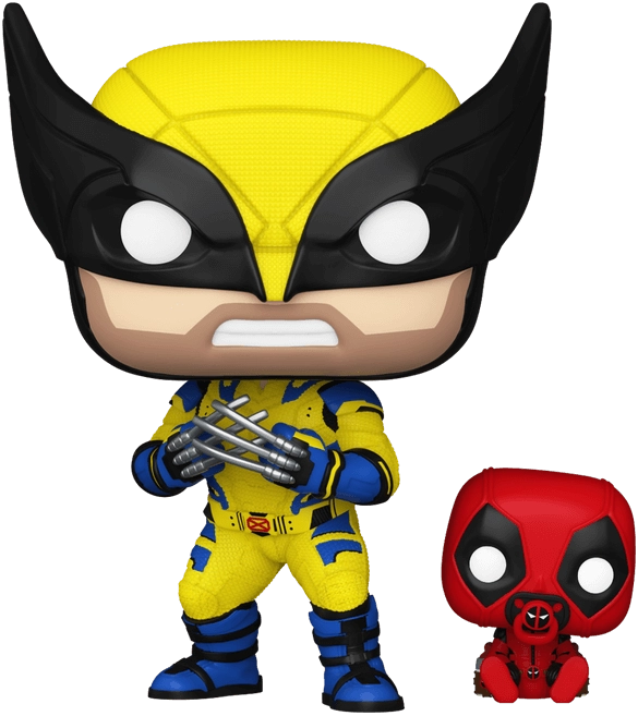 Funko Pop! Super Heroe: Marvel - Wolverine with Babypool  for sale in Emirates from Games2all