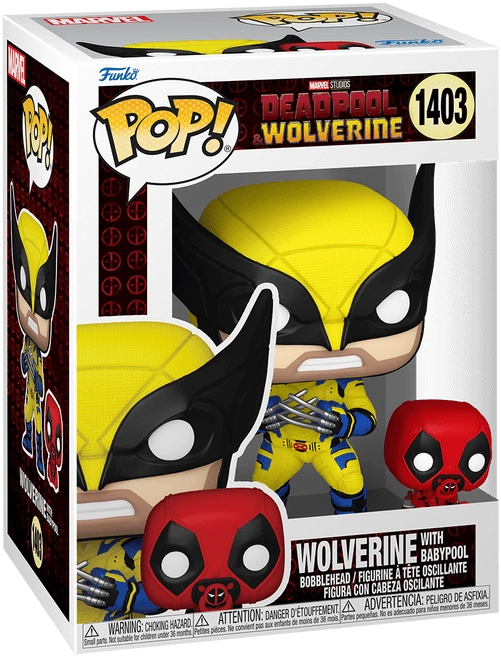 Funko Pop! Super Heroe: Marvel - Wolverine with Babypool  for sale in Emirates from Games2all