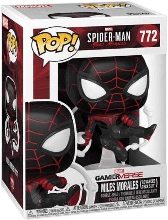 Funko Pop! Super Heroes: Marvel - Spider Man Miles Morales in Advanced Tech Suit  for sale in Emirates from Games2all