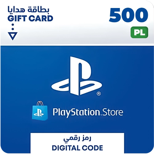 بطاقة شحن بلايستيشن ستور  500 زلوتي بولندي - بولندا  للبيع في الامارات من خلال Games2all