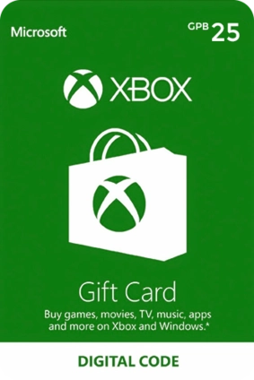 Xbox Live 25 GPB Gift Card - United Kingdom(UK)