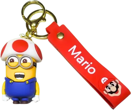 Minions - Super Mario (Toad) - Keychain Medal