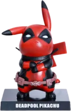 Pikachu in a Deadpool cosplay - Figure 