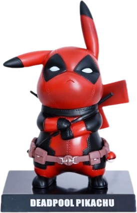 Pikachu in a Deadpool cosplay - Figure 