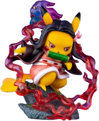 Pikachu in a Nezuko Kamado cosplay - Figure 