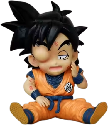 Gohan Anime With Swollen Eye - Figure 