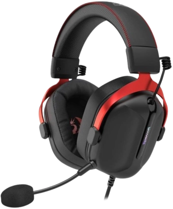 Redragon H312 Cybill 7.1 Surround Sound RGB USB Gaming headset  - black