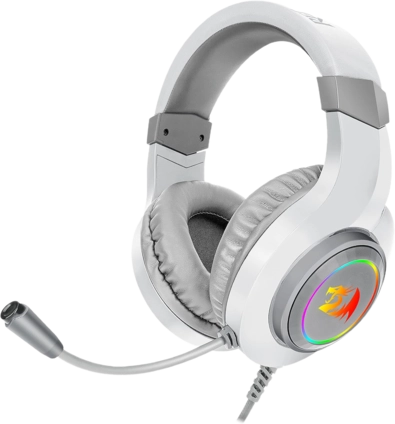 Redragon H260 Hylas RGB Gaming Headphone - White