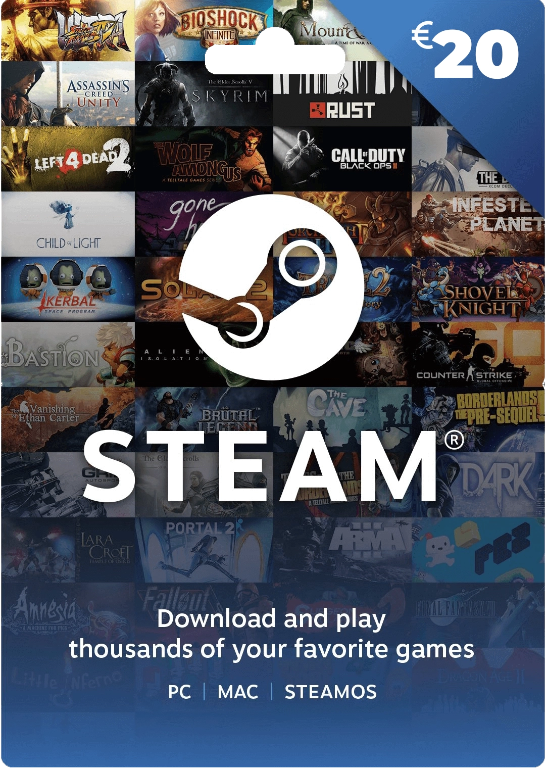 Steam Wallet Gift Card Europe 20 EUR  for sale in Emirates from Games2all