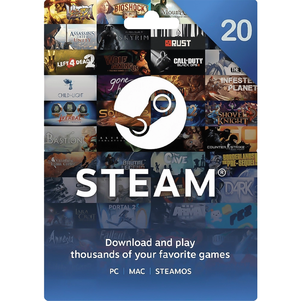 Steam Wallet Gift Card KSA SAR 20  for sale in Emirates from Games2all