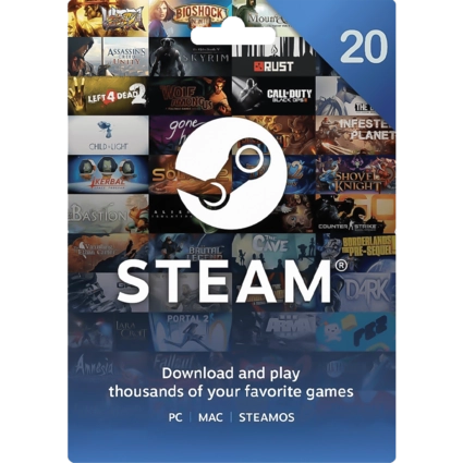 Steam Wallet Gift Card KSA SAR 20