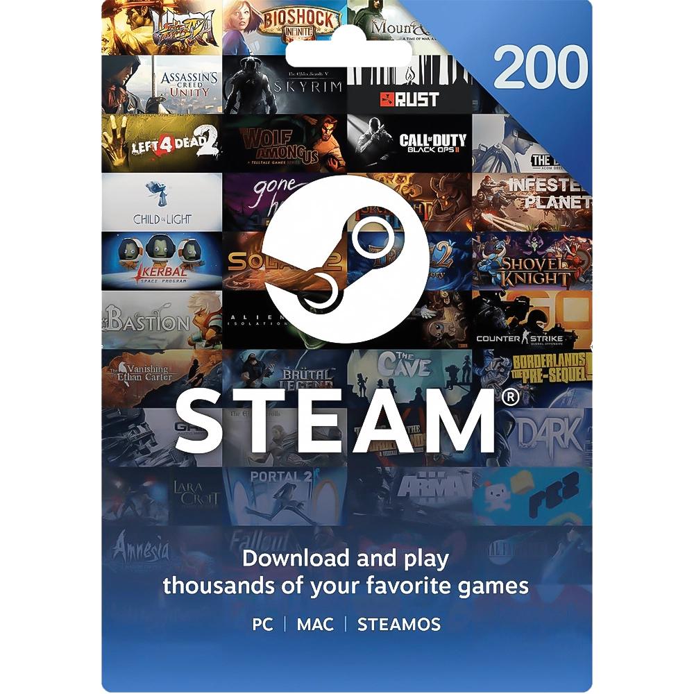 Steam Wallet Gift Card KSA SAR 200  for sale in Emirates from Games2all