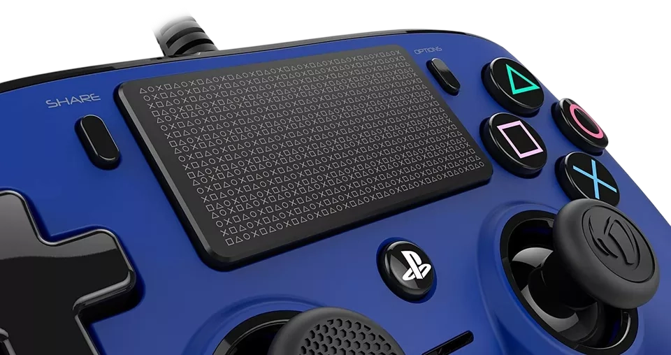 Nacon Wired Compact PS4 Controller -Blue  for sale in Emirates from Games2all