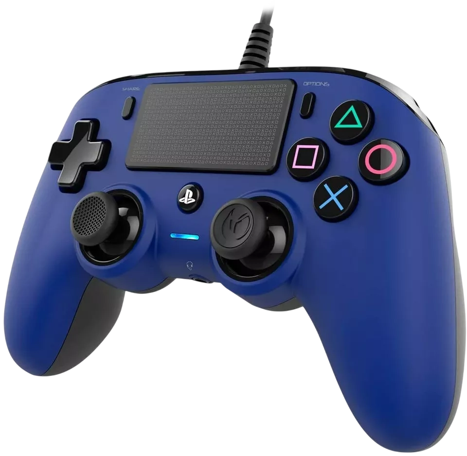 Nacon Wired Compact PS4 Controller -Blue  for sale in Emirates from Games2all